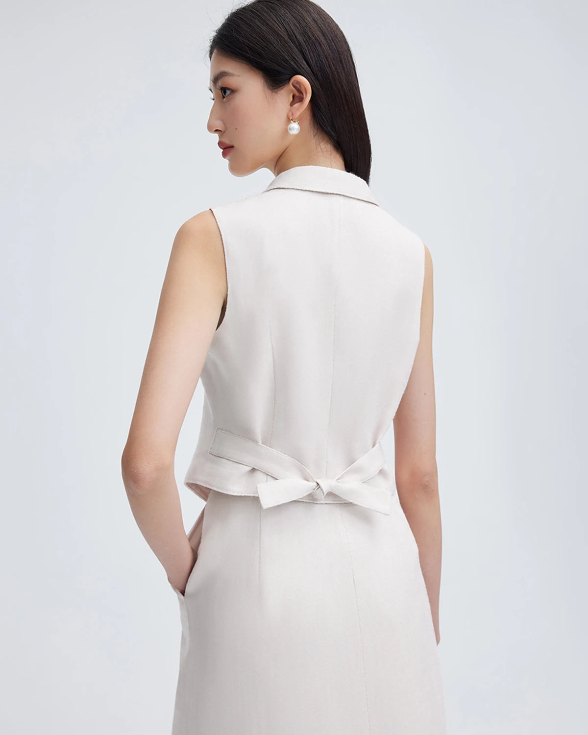 32 Momme Silk Lapel Collar Waistcoat