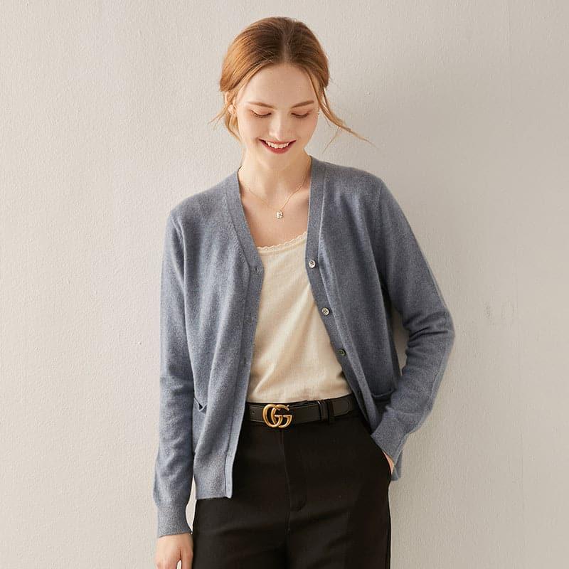 Knit Cashmere Cardigan