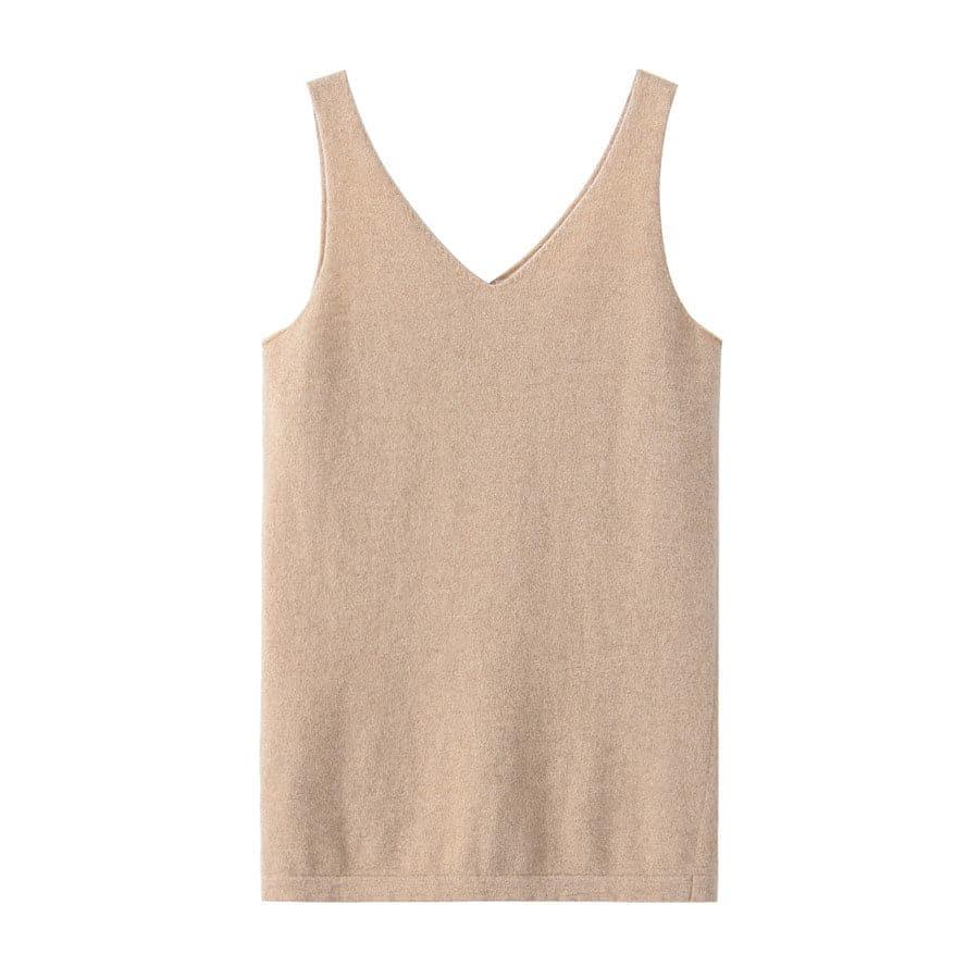 Cashmere V Neck Sweater Vest