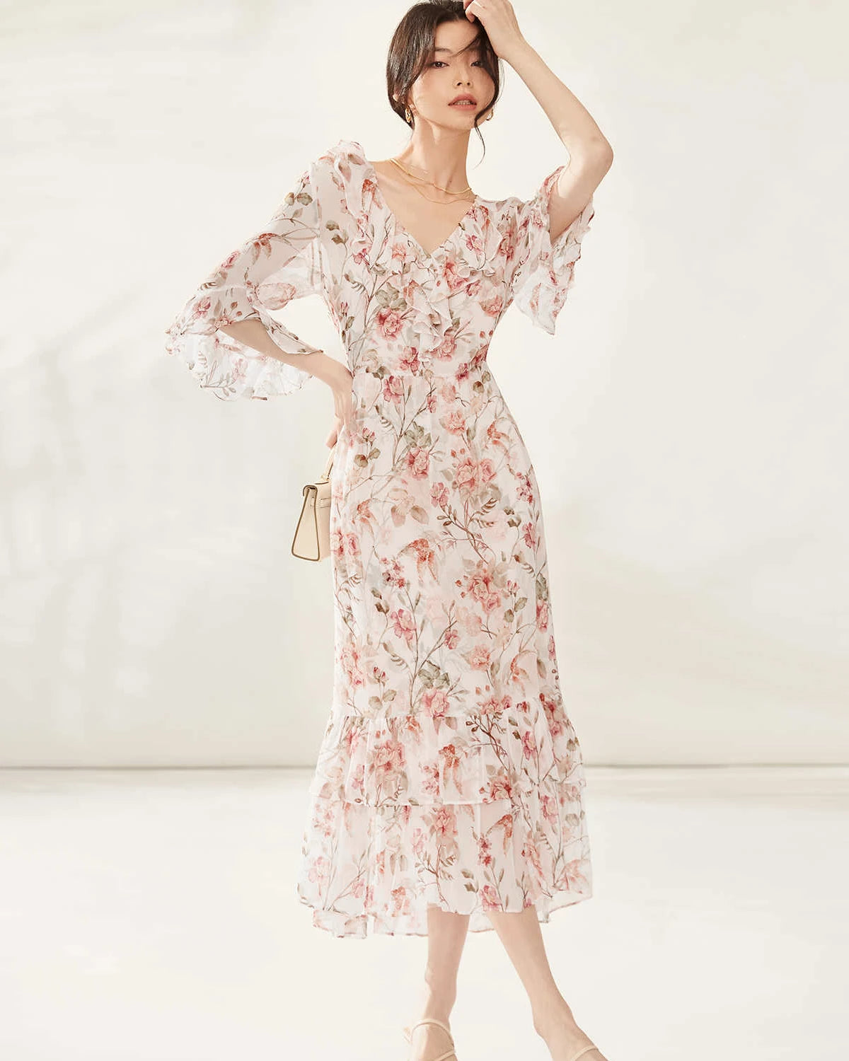 Silk Garden Party Dress