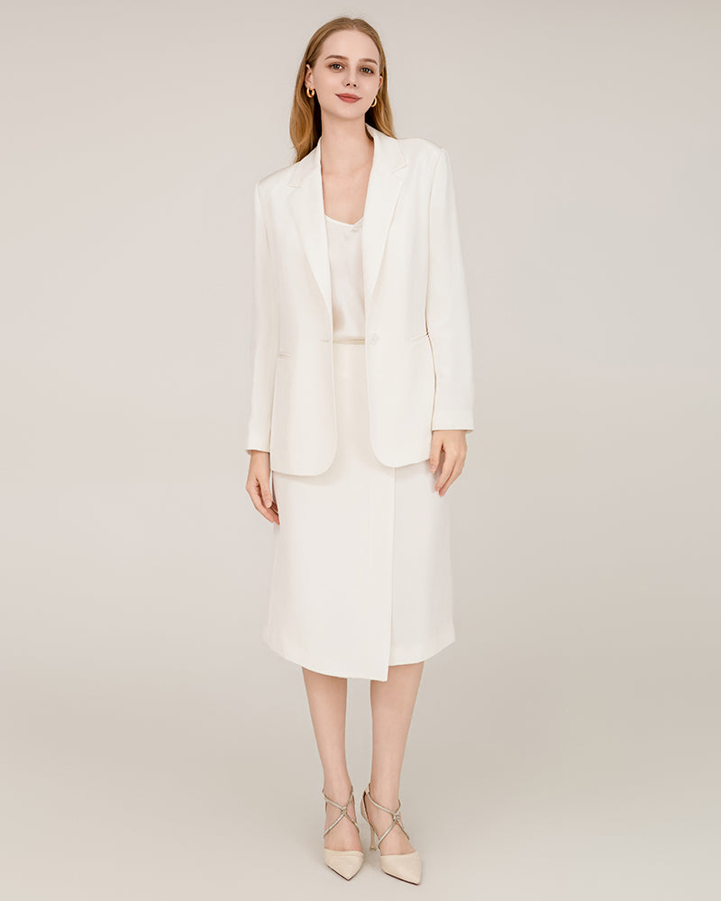 40 Momme Silk Wrap Suit Skirts