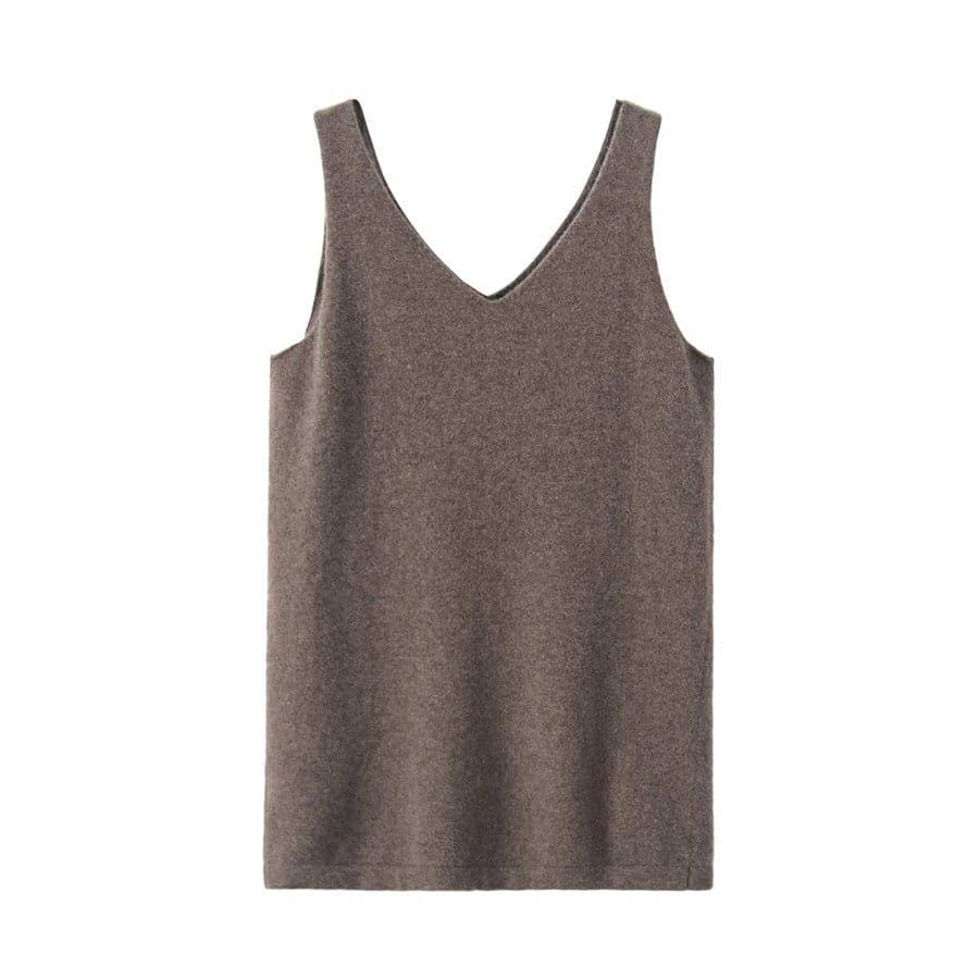 Cashmere V Neck Sweater Vest