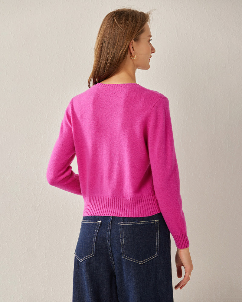 Basic V-Neck Cashmere Sweater